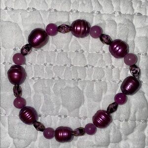 Purple Beaded Bracelet